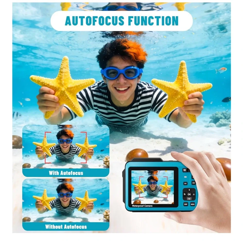 Brand new 5k underwater wifi Camera